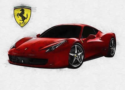 Ferrari Teckning