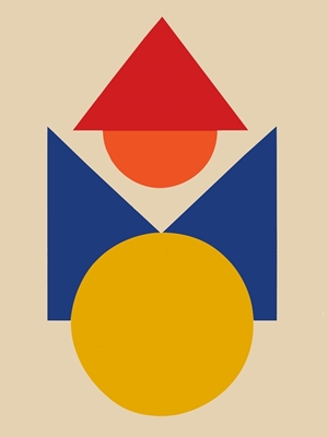 Bauhaus geometrisk