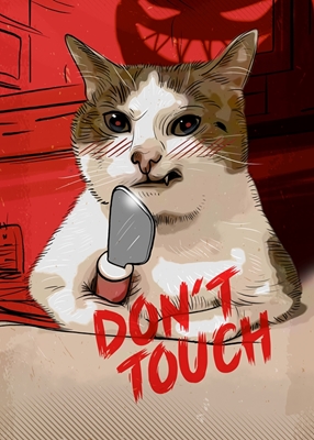 Chat ne touche pas