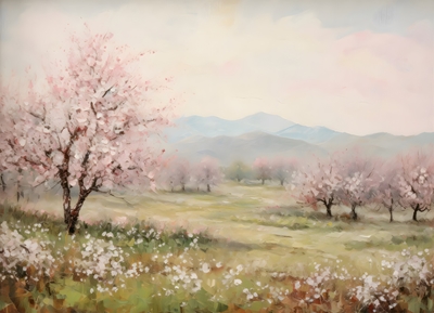 Våren, Cherry Blossom Forest