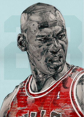 Pintura de Michael Jordan