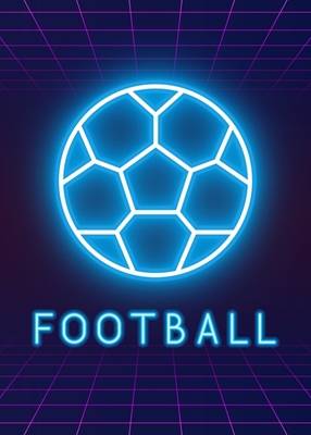 Football Soccer Neon