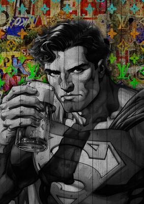Pop Art Superman Dink Bier