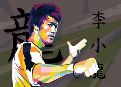Arte pop de Bruce Lee