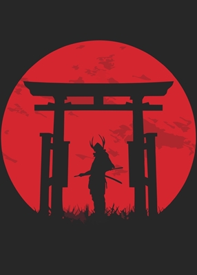 Samurai im Japan Gate