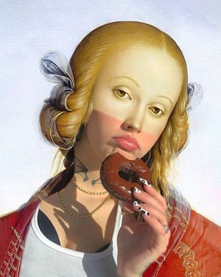 Madonna mit Donut