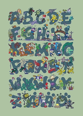 Alfabet - Niezwykły Zielony Dzień