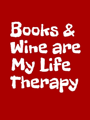 Books and wine life therapy 