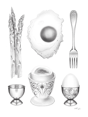Asparges og æg 