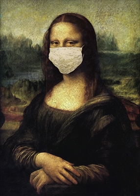 Máscara Mona Lisa