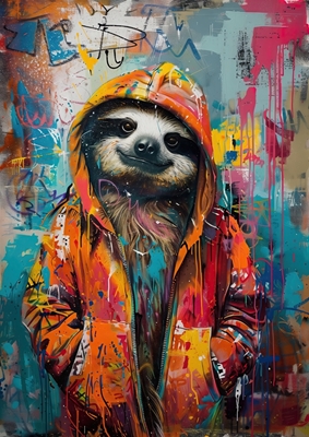 Sloth x grafitti