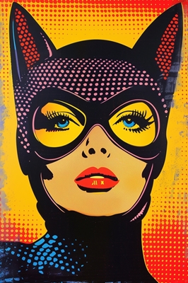 Batwoman Komiksowy portret Popart