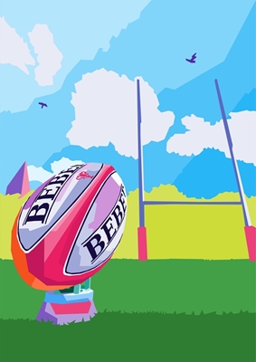 Rugby Sport Pop Art