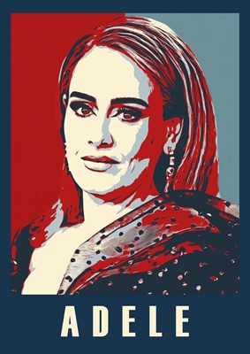 Pop art Adele 