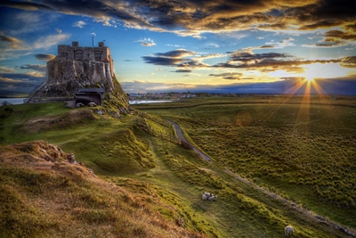 Castillo de Lindisfarne 