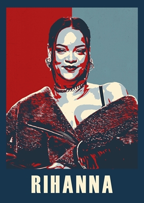 Pop art Rihanna