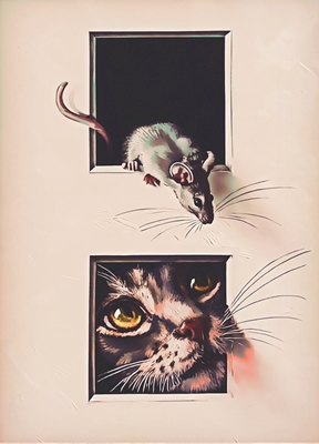 Maus und Katze
