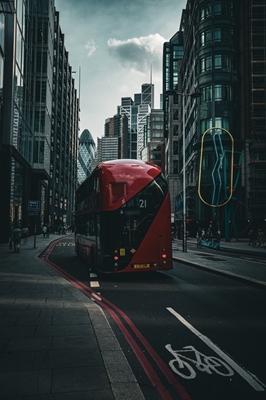 Kaksikerroksinen bussikierros Lontoossa