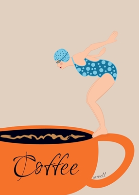 Diving Into A Cup Of Coffee