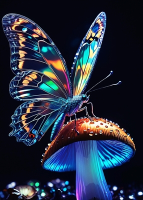 Butterfly Mushroom Cristal 