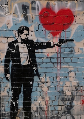 Leonardo De Caprio x Banksy