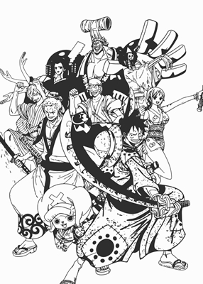 Arte manga di One Piece
