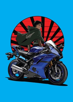Motocyclette de voyage japonaise
