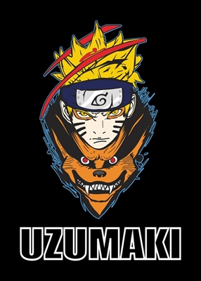 Uzumaki Naruto og Kurama