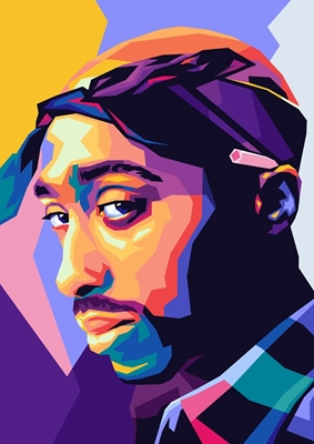 Tupac Shakur Wpap Pop Art