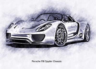 Porsche 918 Spider Chassi