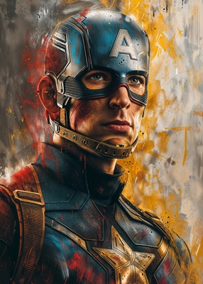 Retrato del Capitán América