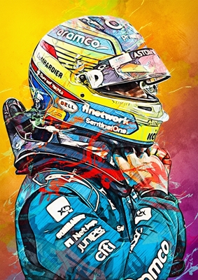 Fernando Alonso Painting