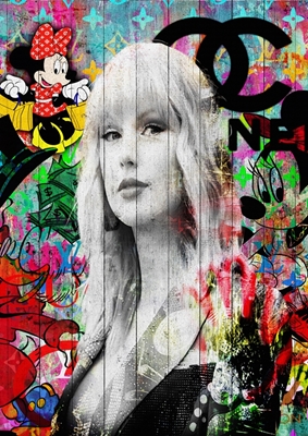 Popkonst Taylor Swift affisch