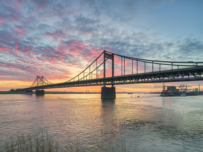 Rhine bridge Krefeld-Uerdingen