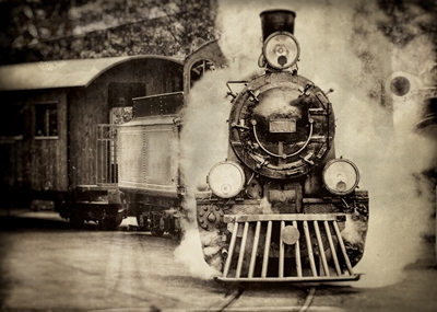 A locomotiva a vapor