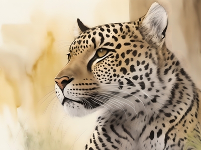 Porträt eines Geparden
