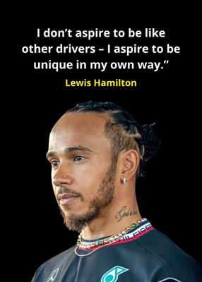 Lewis Hamiltonin lainaukset