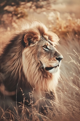 The Lion King of the Savannah 