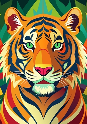 Farverig tiger