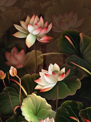 Lotus trädgård