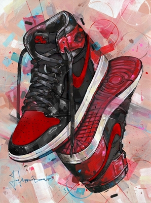 Nike Air Jordan 1 Banned uppfödd
