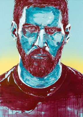 Pintura de Messi