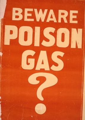 ¿Cuidado con el gas venenoso?