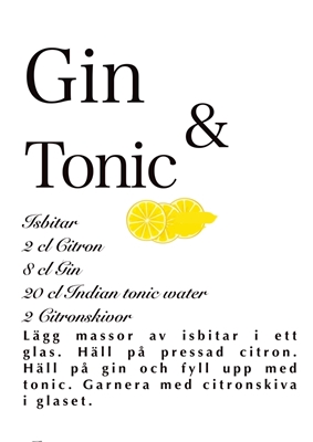 Gin z tonikiem