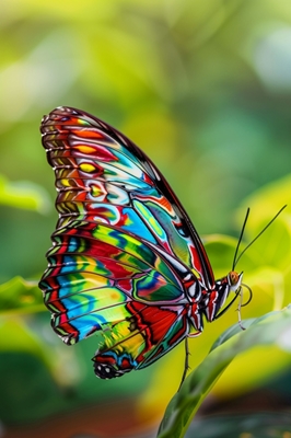 De delicate vlinder