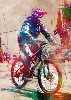 Cyklist i staden 1