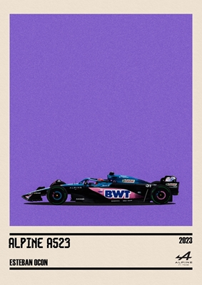 Poster per auto di Esteban Ocon
