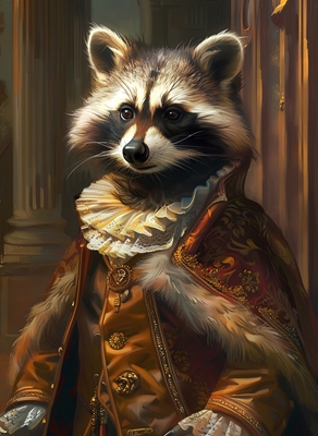 raccoon Renaissance Style