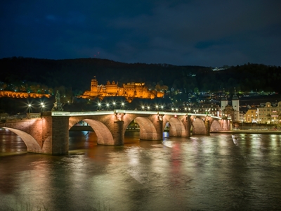 Heidelberg nocą
