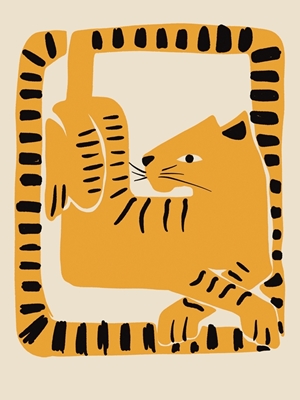abstrakt tiger